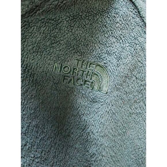 The North Face Osito plush emerald green full zip collared jacket size medium - Picture 4 of 7